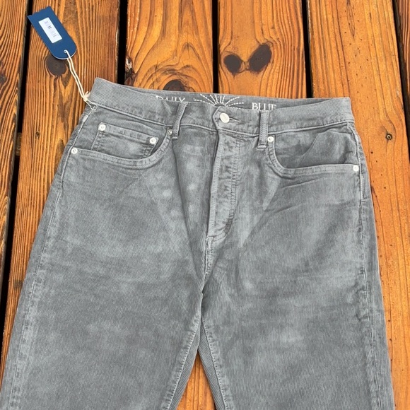 NWT Daily Blue by AG Boost Corduroy Jeans In Gray Size 29 /31 - Picture 2 of 15